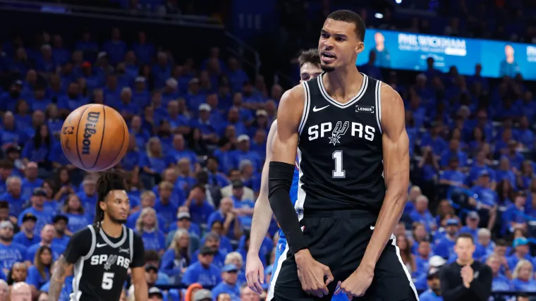 All the NBA Playoffs records Victor Wembanyama shattered in Game 1 vs. Thunder image