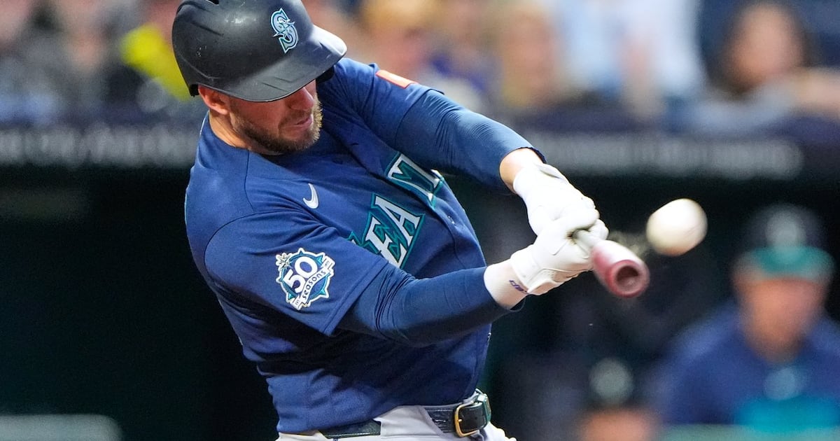 Mitch Garver’s two-run homer sends Seattle Mariners to win over punchless Kansas City Royals