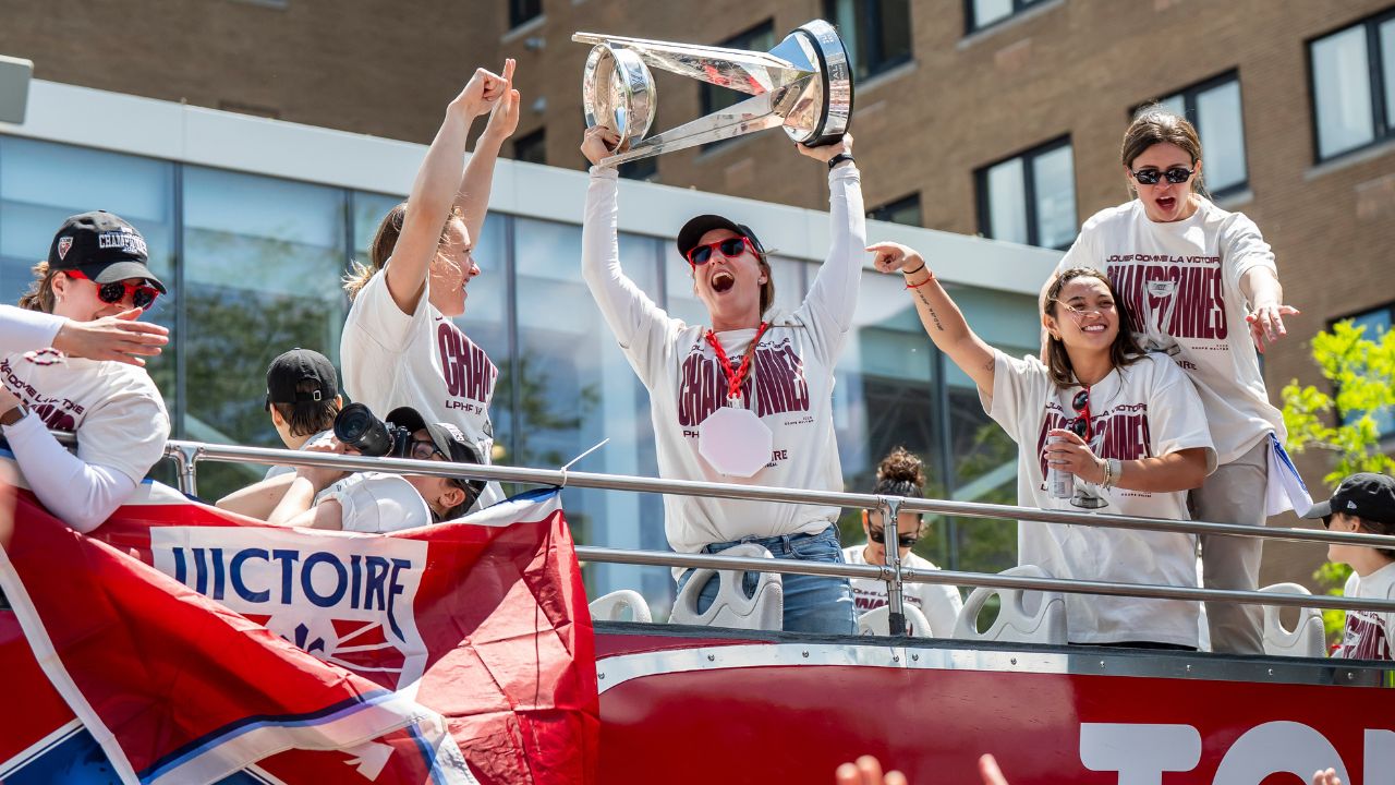 'So much love': Montreal Victoire celebrate Walter Cup win with parade