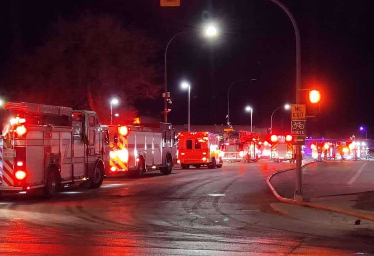 Winnipeg firefighters respond to four separate overnight fires across city