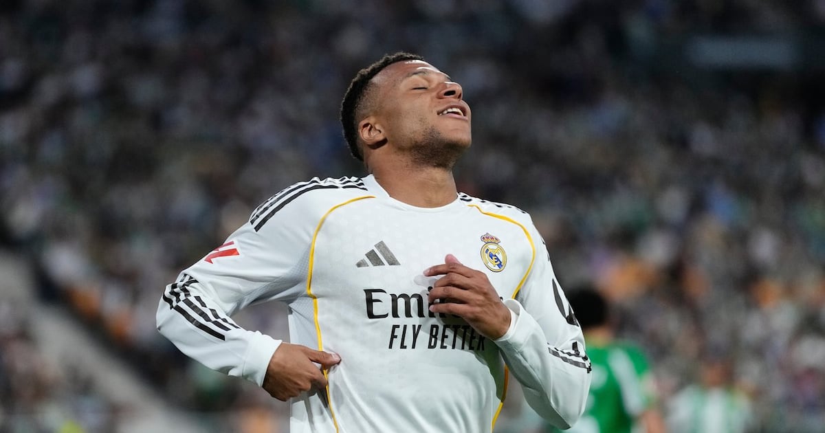Real Madrid's Mbappé to miss Sunday's clasico that could seal Spanish league title for Barcelona