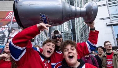 Leave it to a Montreal hockey crowd to get us pumped about being Canadian