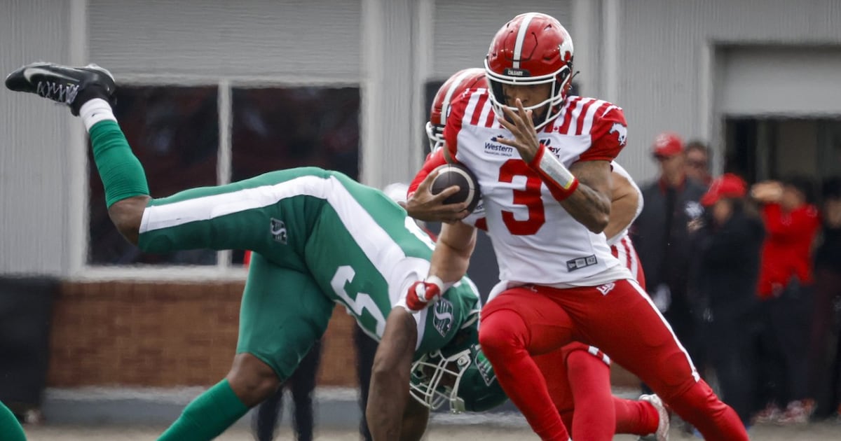 Calgary Stampeders top Saskatchewan Roughriders in CFL pre-season action