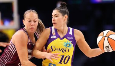 WNBA's top scorer Kelsey Plum hurts ankle, out at least 1 week