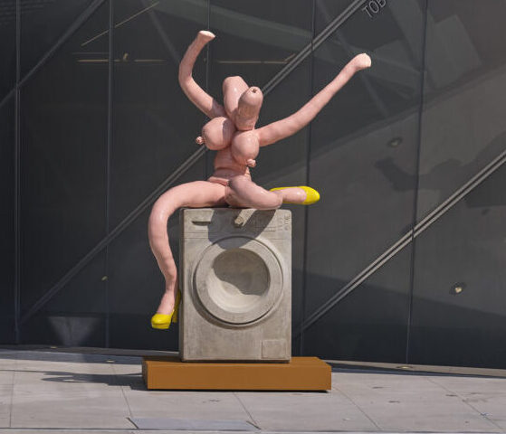 Artist Sarah Lucas Unleashes Her Bunny on the Bowery