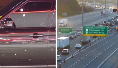 Shooting on EB Hwy. 401 in Mississauga