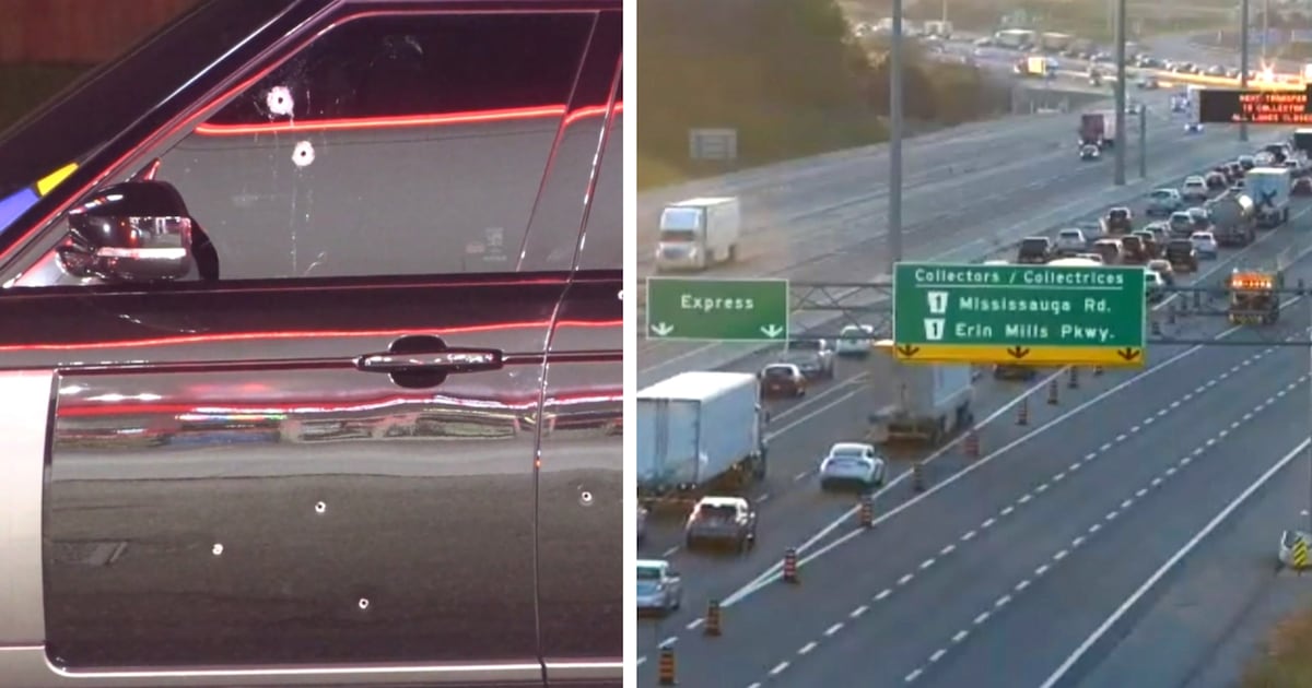 Shooting on EB Hwy. 401 in Mississauga