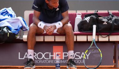 Felix Auger-Aliassime hampered by leg injury, ousted in Italian Open second round