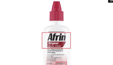 780K bottles of Afrin nasal spray recalled