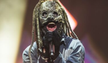 Corey Taylor onstage with Slipknot in 2025