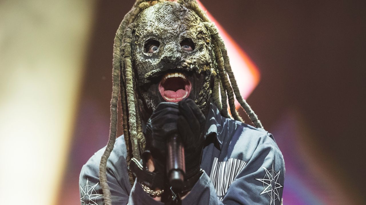 Corey Taylor onstage with Slipknot in 2025