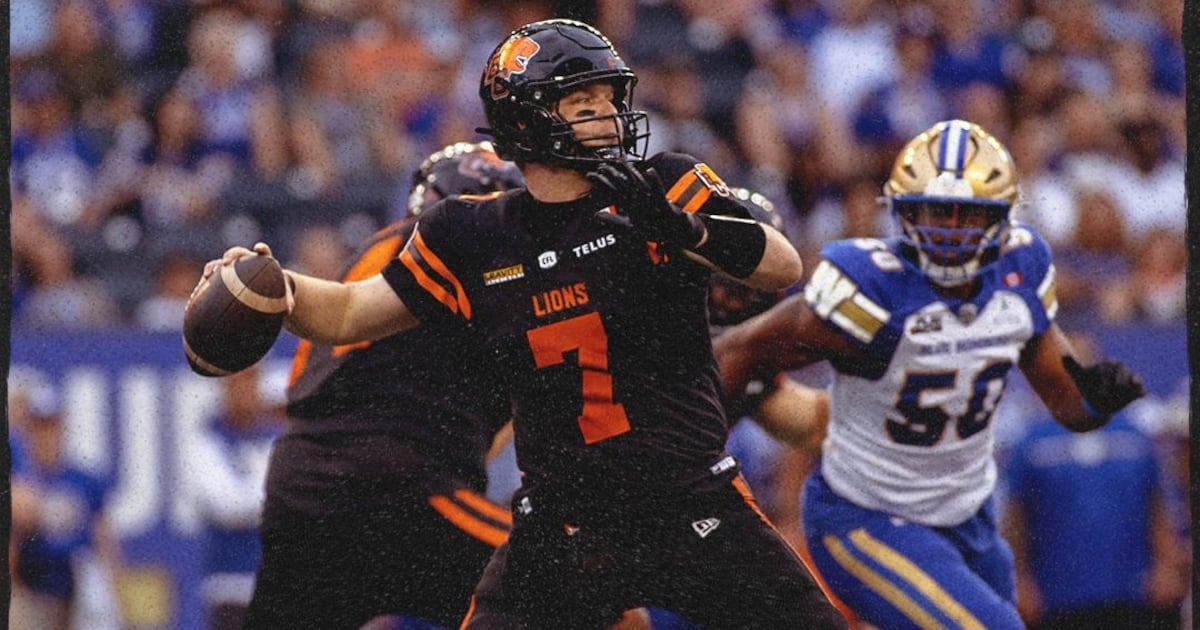 Canadian Nick Cenacle has two touchdowns as BC Lions take down Winnipeg Blue Bombers