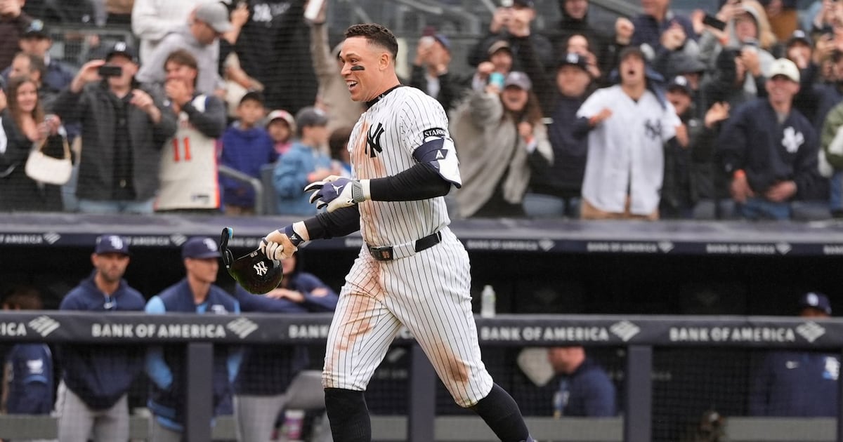 Aaron Judge’s walk-off homer against Tampa Bay Rays ends frustrating two weeks without homer or RBIs