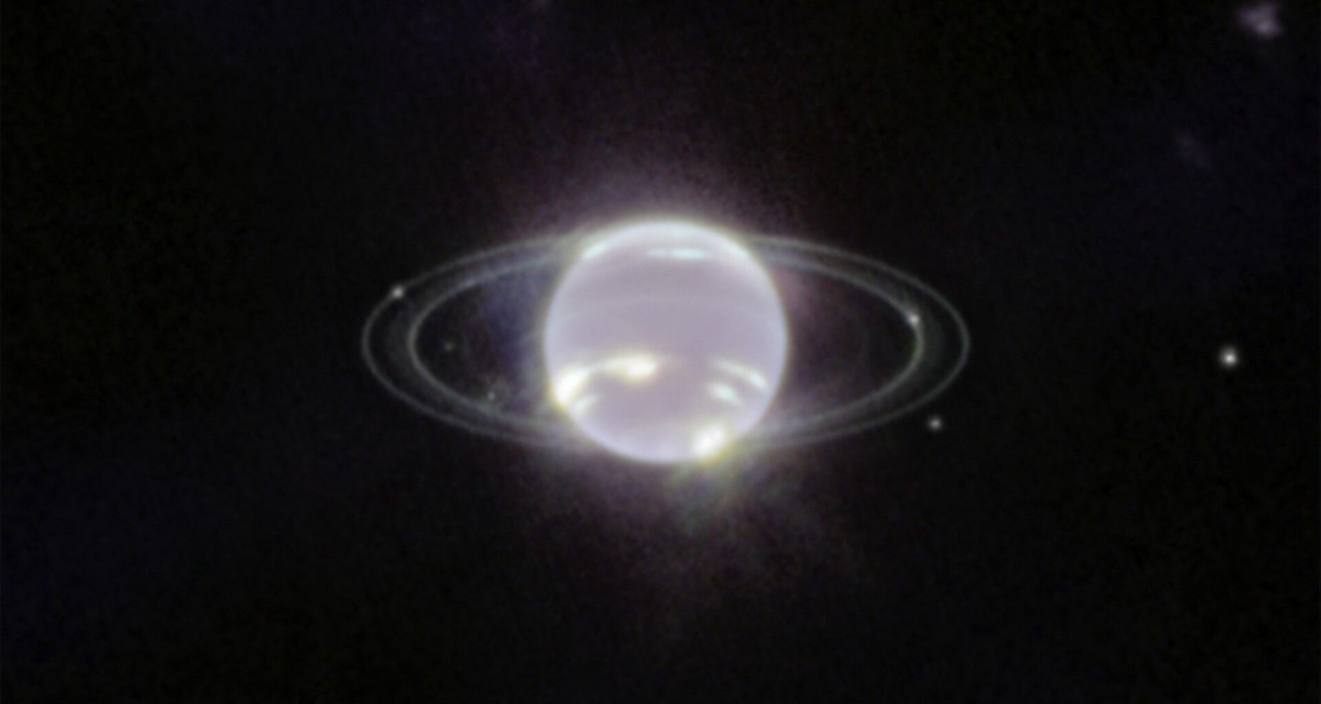 a blue and white orb on a black background