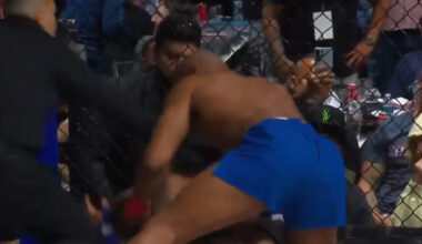 Yoel Romero stops Alex Nicholson at Gamebred MMA event