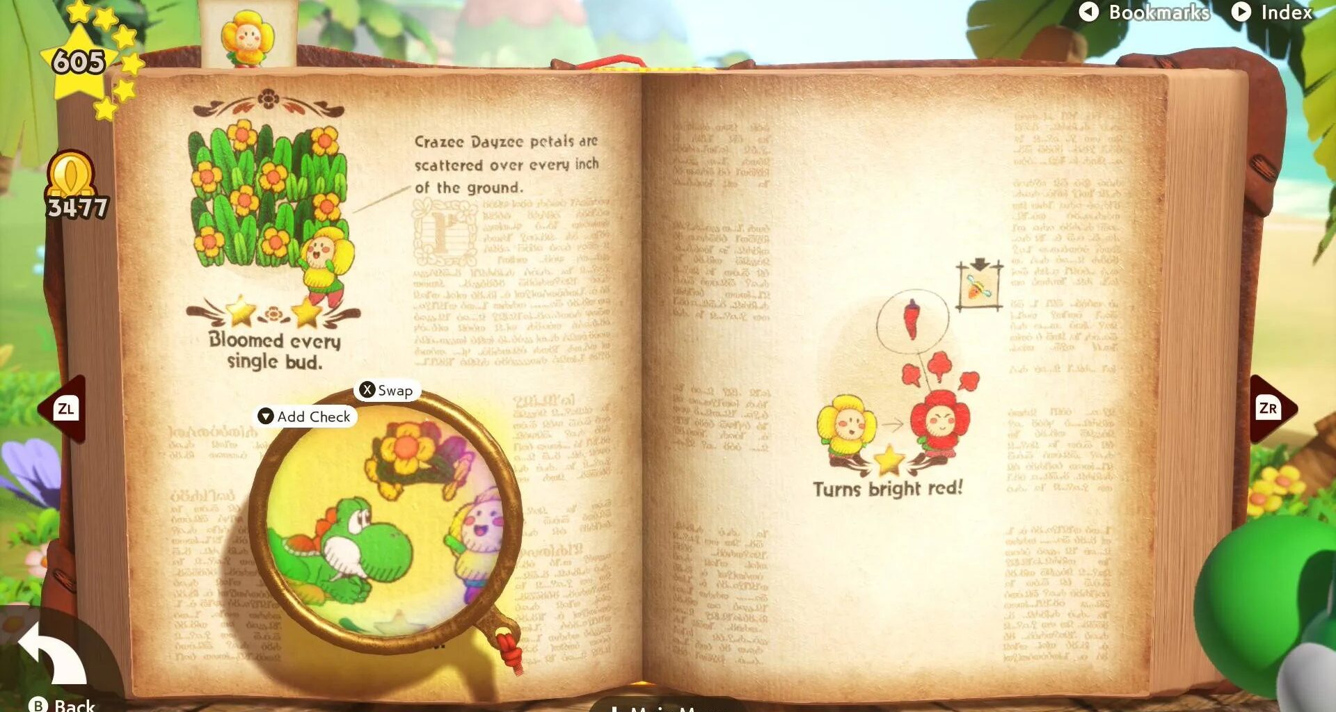 Flower Crown guide for Yoshi and the Mysterious Book