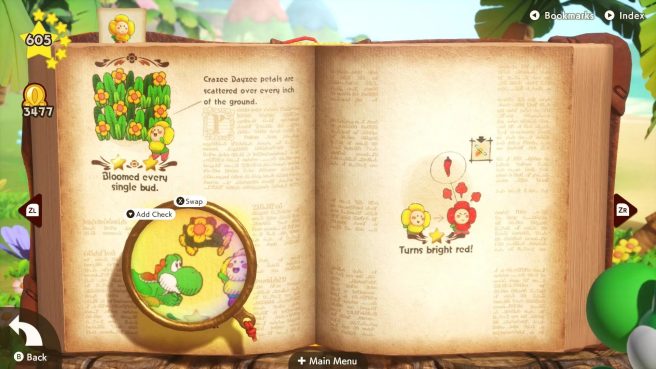 Yoshi and the Mysterious Book Flower Crown