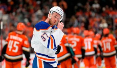 Edmonton Oilers Connor McDavid played with foot/ankle fracture in round 1 of playoffs