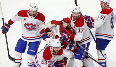 Alex Newhook’s overtime winner powers Montreal Canadiens over Buffalo Sabres in Game 7