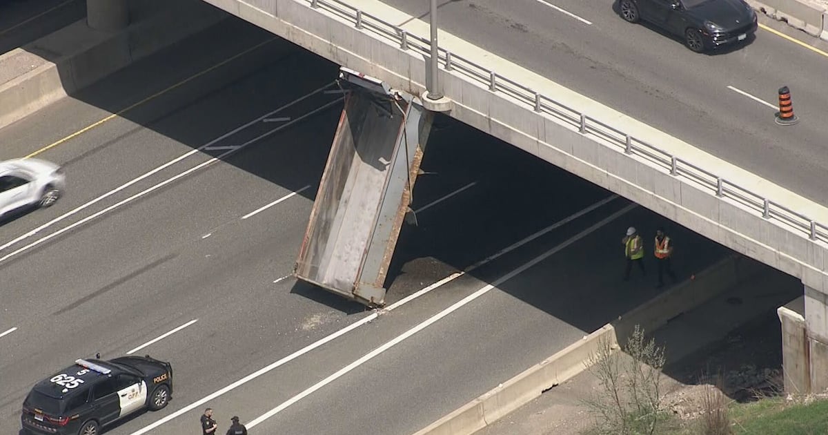 Highway 403 in Mississauga reopens after collision