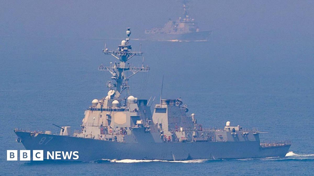 US says it has targeted Iranian military facilities after responding to attacks on navy ships