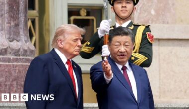 In pictures: Trump hosted by Xi Jinping in Beijing on two-day summit - BBC