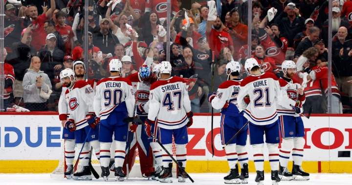 Canadiens bounced by Hurricanes in East final - Montreal