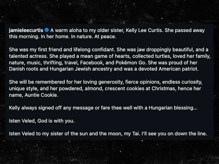 sub jamie lee curtis kelly lee curtis insta