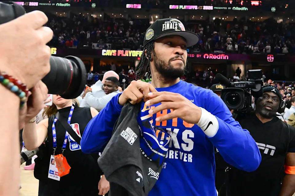 Jalen Brunson was named MVP of the Eastern Conference finals. (Ken Blaze-Imagn Images)
