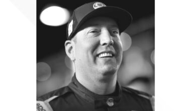 Archives: Late 2-time NASCAR champion Kyle Busch speaking ahead of race in Bristol in 2005