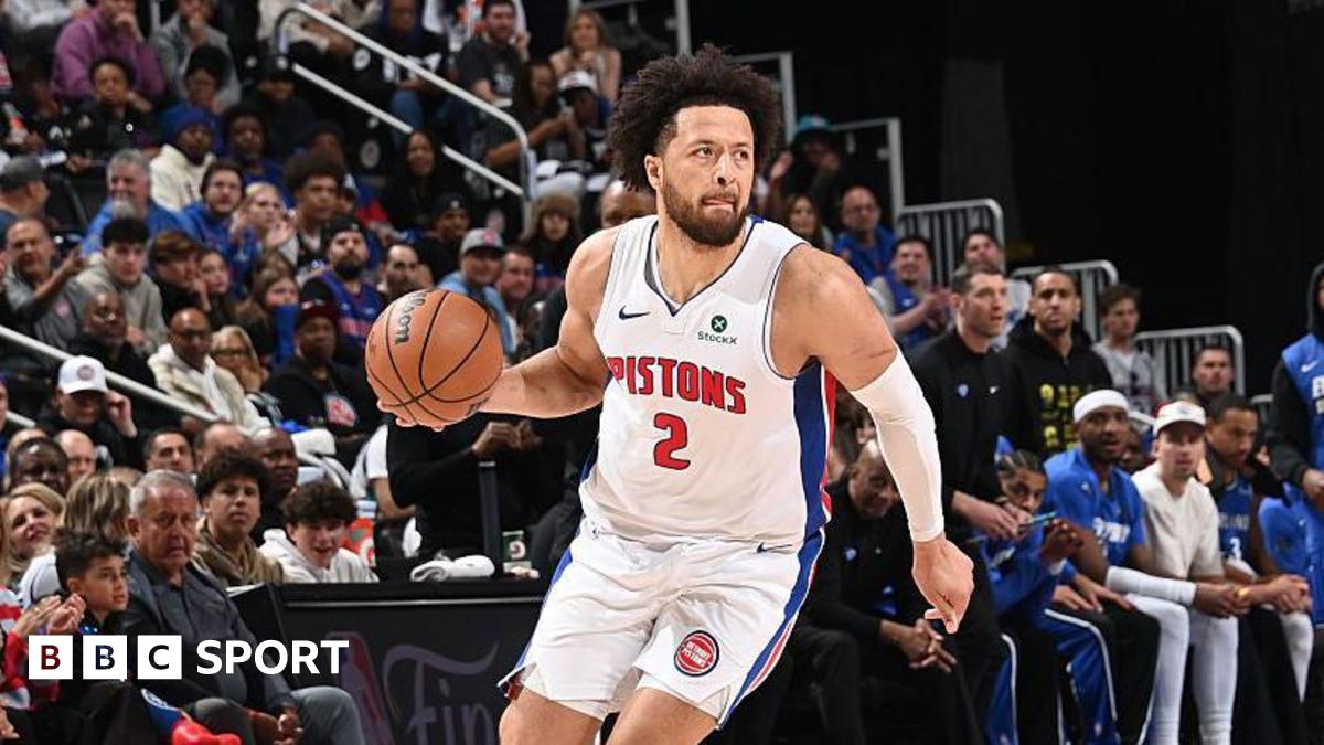 Cade Cunningham in action for the Detroit Pistons