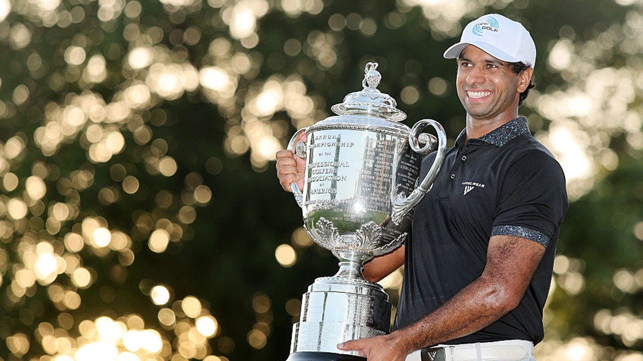 Aaron Rai shares the unthinkable thing his father was doing during his PGA Championship victory