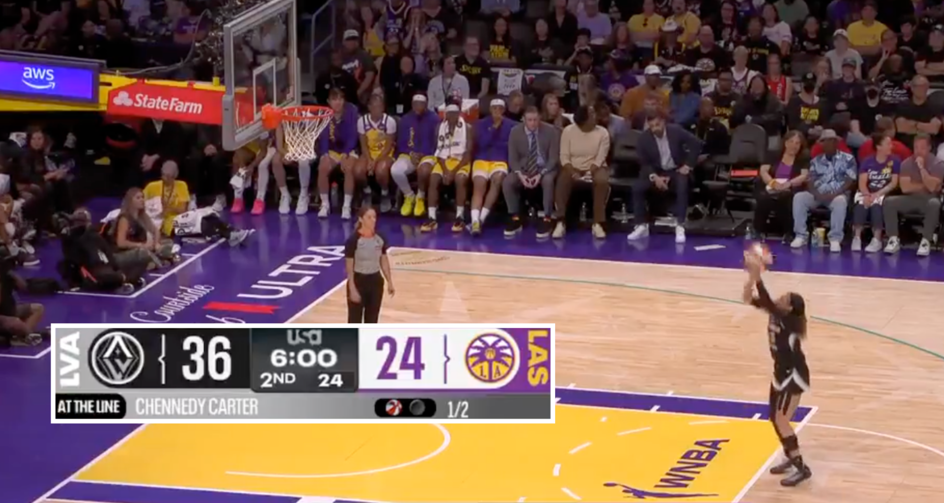 USA Network debuts new free-throw graphic for WNBA broadcasts