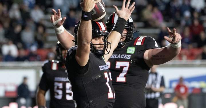 Redblacks down Alouettes 27-12 in pre-season game - Calgary
