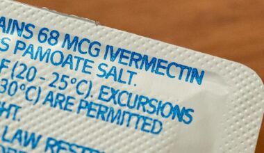 A packet of ivermectin.