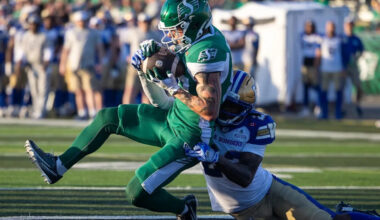 Roughriders treat Saskatoon fans to thrilling victory over Blue Bombers