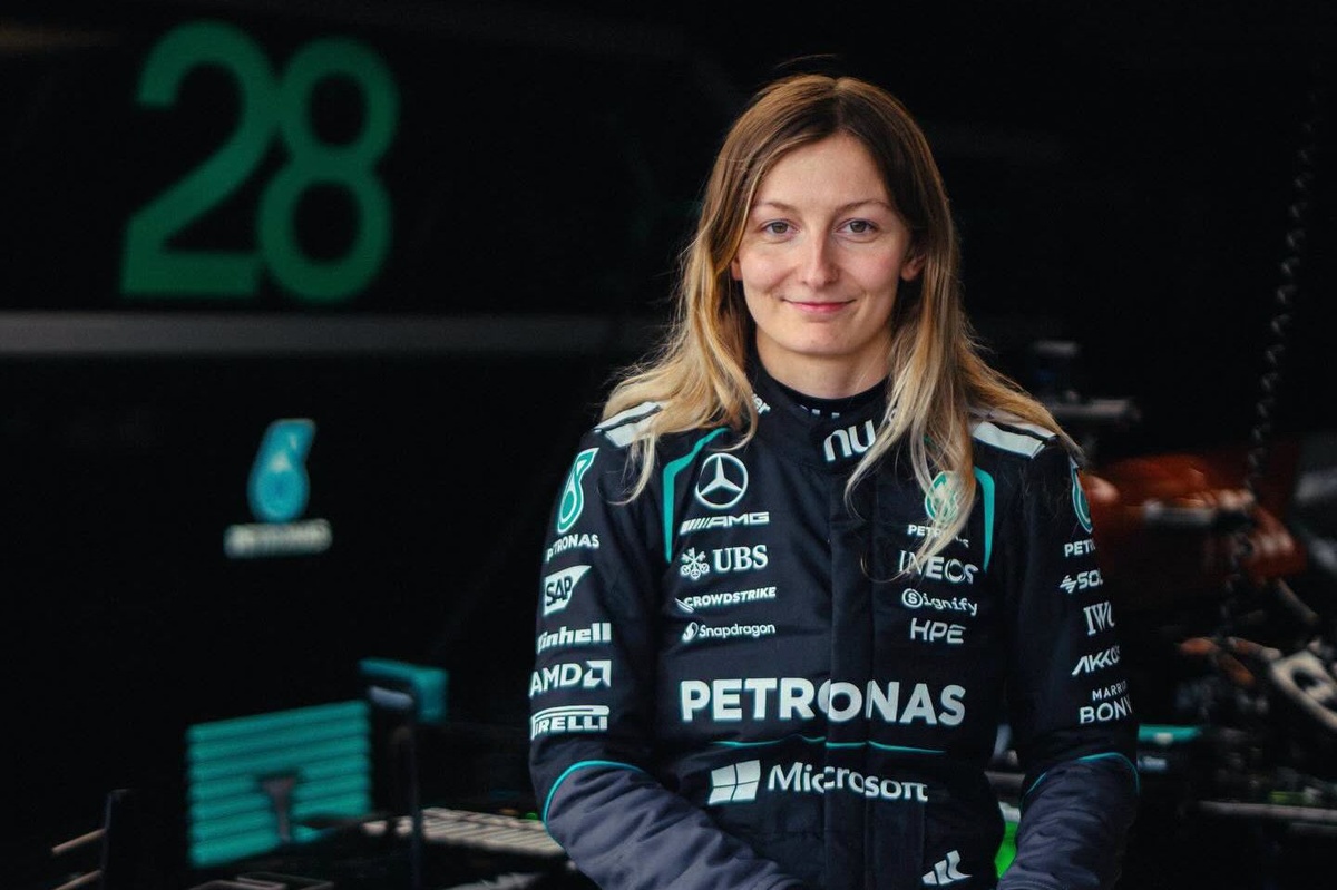 Doriane Pin says F1 dream is now a goal after Mercedes test