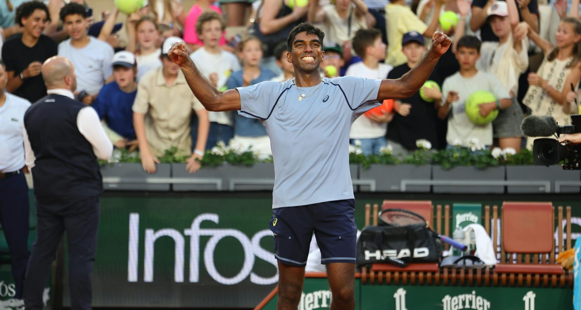 Nishesh Basavareddy, R1, Roland-Garros 2026