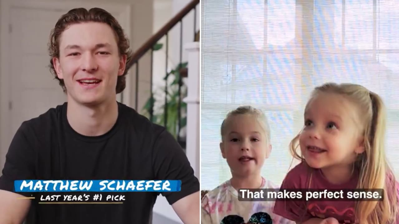 Schaefer, Martin kids team up for NHL Draft Lottery explainer