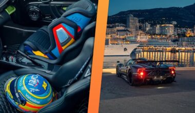 Fernando Alonso Got an Awesome Easter Egg With His New Pagani: Color-Matched Kid Seat