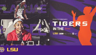 Three Tigers Set For WNBA Season Start on May 8 – LSU