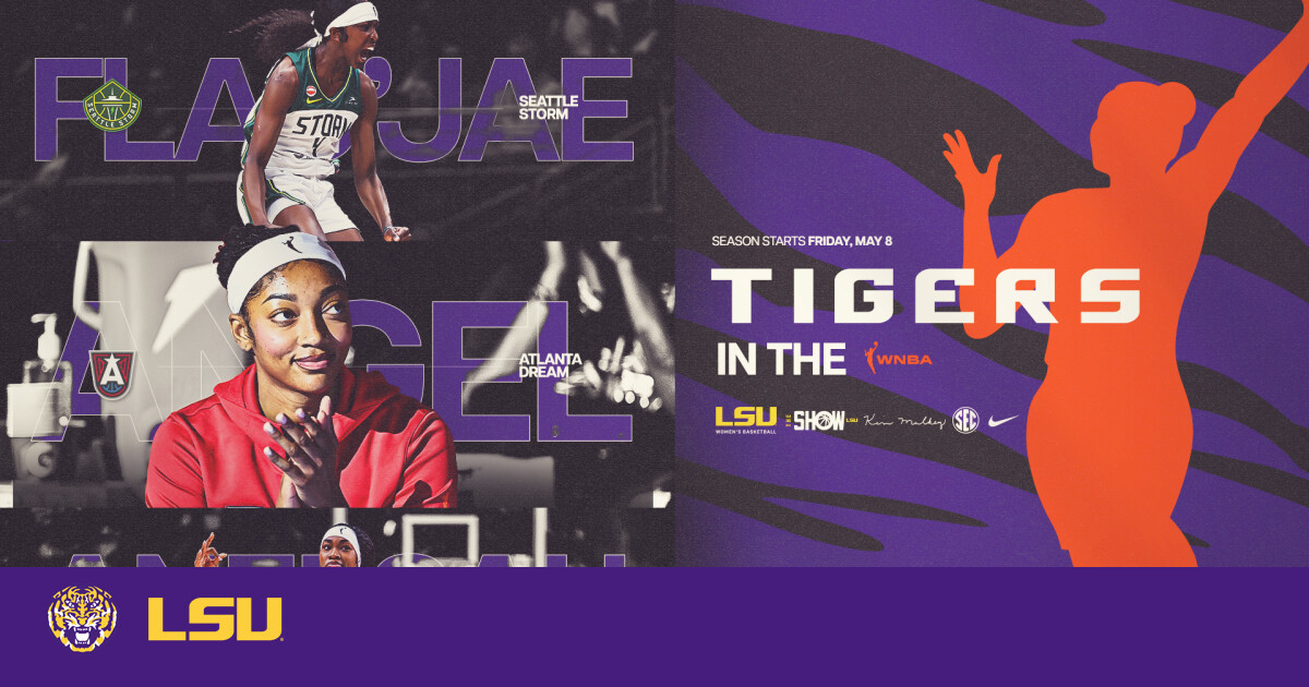 Three Tigers Set For WNBA Season Start on May 8 – LSU