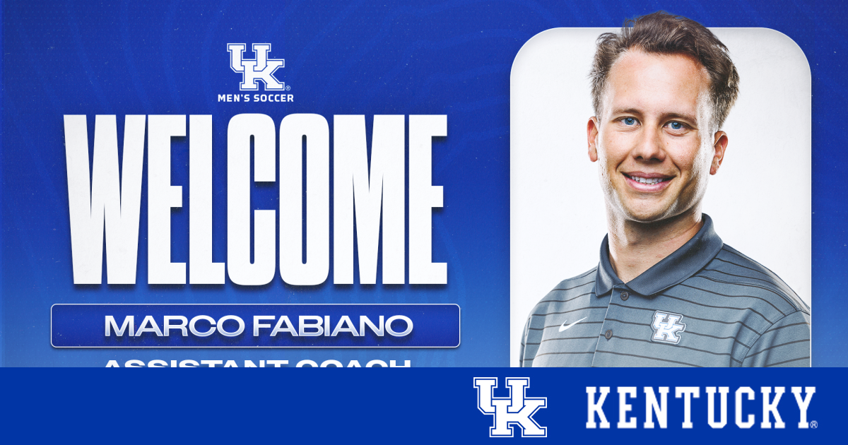 Women’s Soccer Completes Staff, Brings On Marco Fabiano as Assistant Coach – UK Athletics