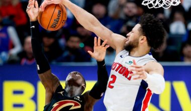 Detroit Pistons lead 2-0 in conference semifinals with 107-97 win over Cavaliers