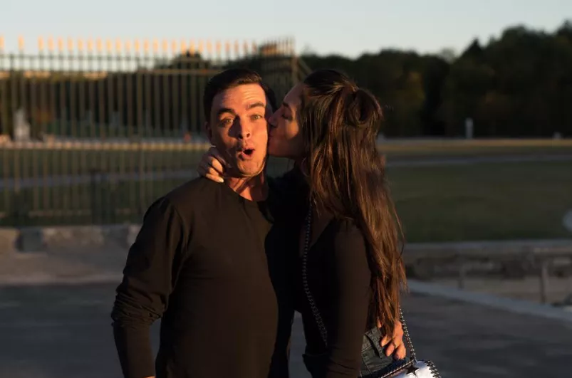 Rickie Fowler and his wife