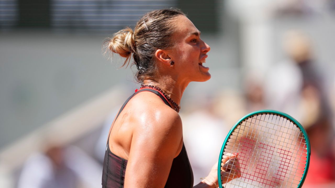 Sabalenka storms into second round at French Open as Medvedev falls