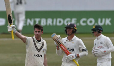 Notts v Surrey heading for draw after Lawrence ton
