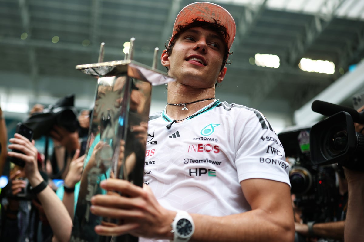 George Russell is unfazed by Kimi Antonelli’s F1 win streak – but perhaps he should be