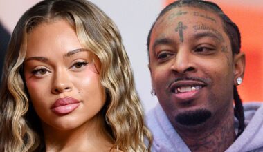 Latto & 21 Savage Pose Together at Star-Studded Baby Shower, Watch!