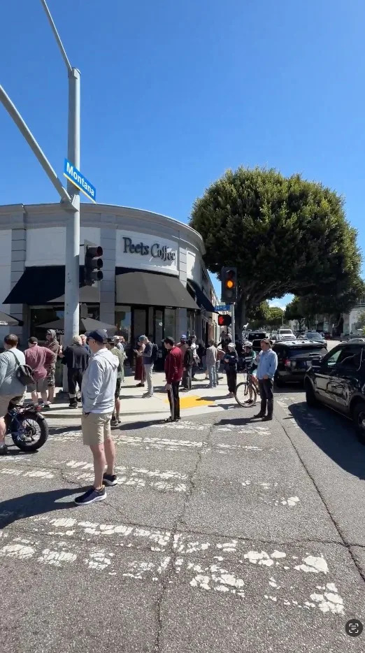 Santa Monica PD descended on the area after reports of a mountain lion.